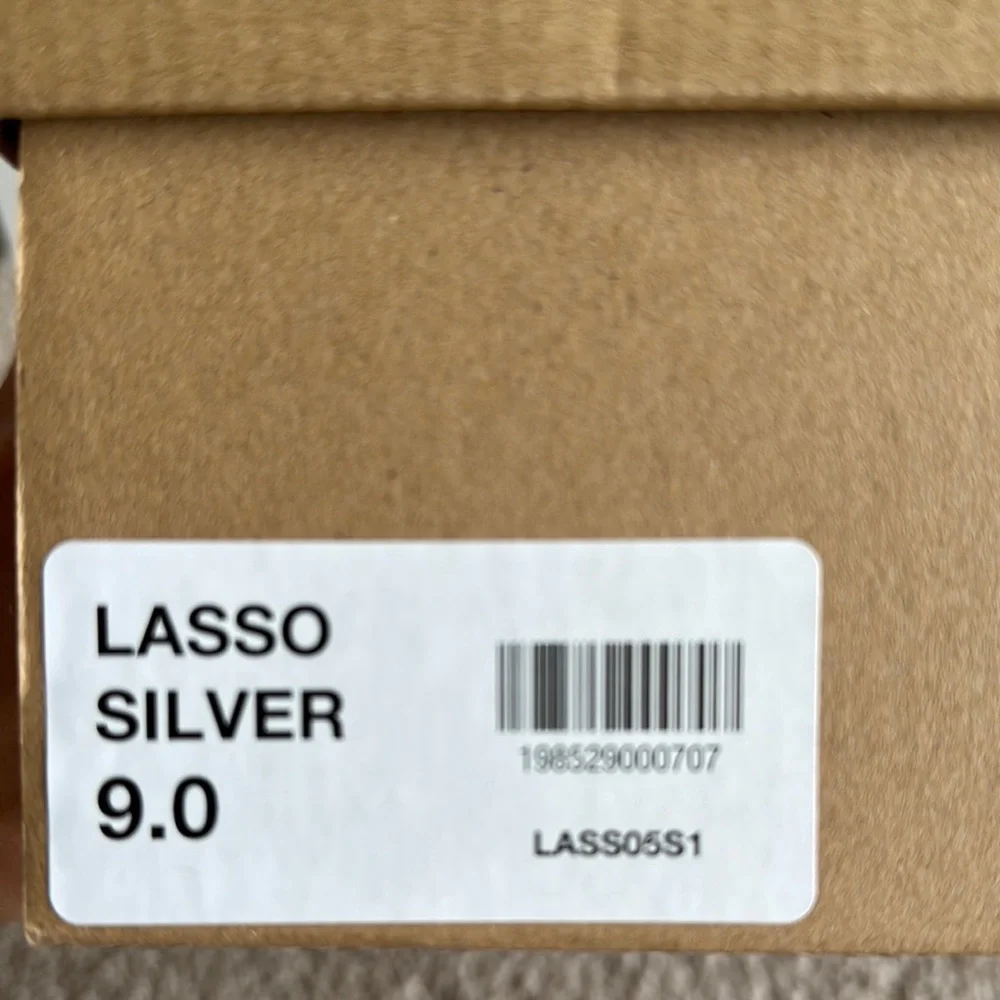 Steve Madden Silver Heeled Boots - Picture 5 of 5